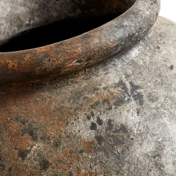 Echo flower pot h50 cm Ø37 cm - rust-grey - MUUBS
