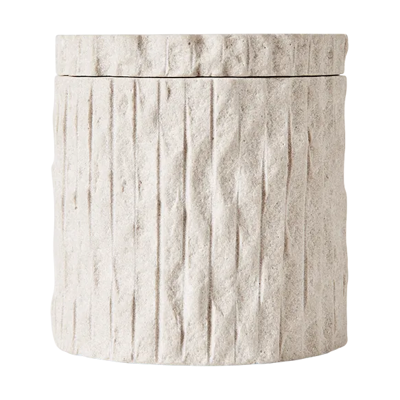 Kama jar with lid Ø9,5 cm - Sand - MUUBS