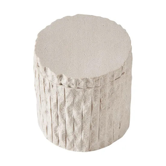 Kama jar with lid Ø9,5 cm, Sand MUUBS