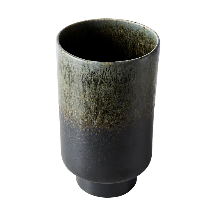 Lago vase M Ø13x22 cm, Forest green MUUBS