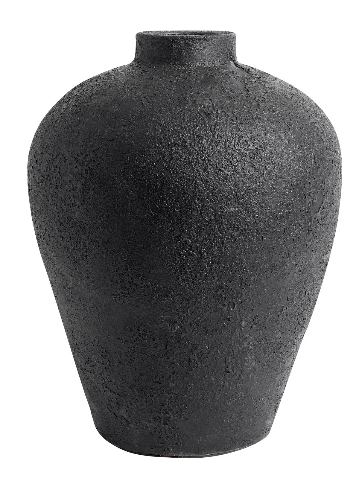 Luna pot 40 cm, Black-terracotta MUUBS
