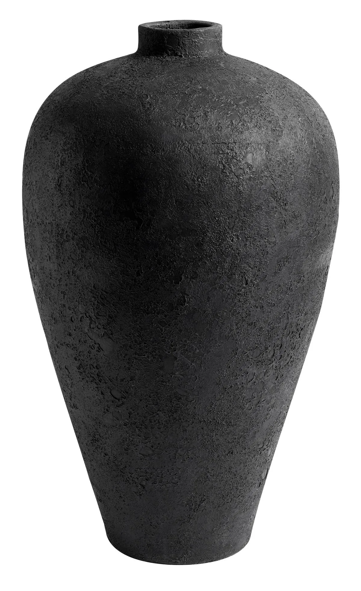 Luna pot 80 cm, Black-terracotta MUUBS