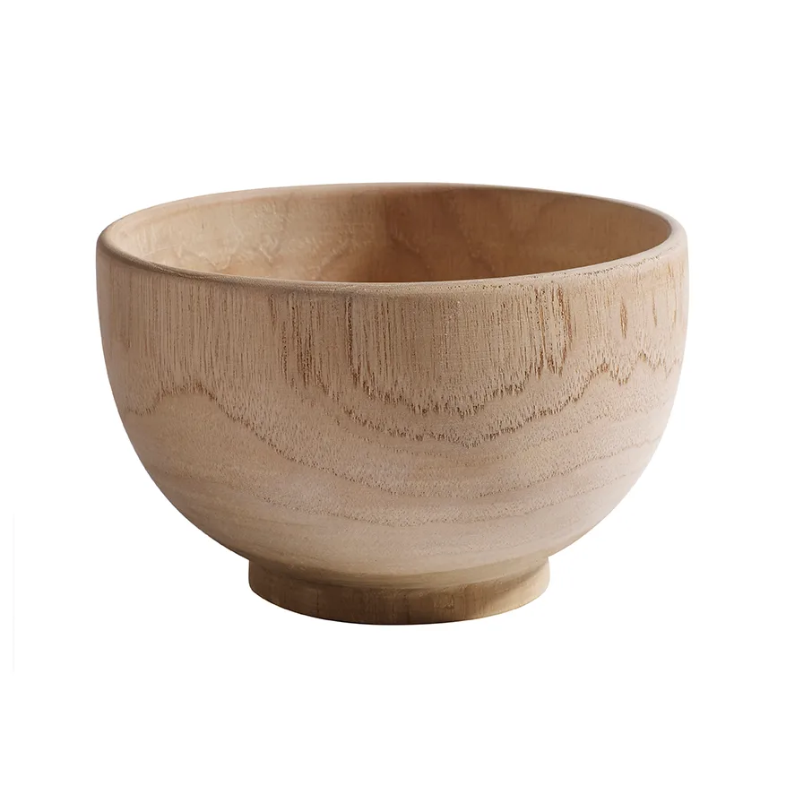 Muubs teak breakfast bowl, Nature MUUBS