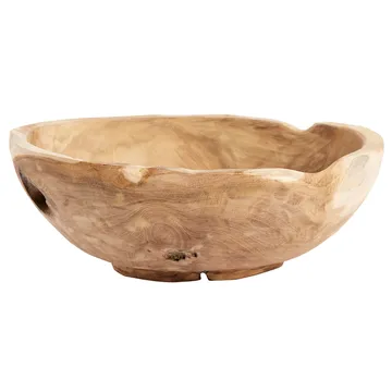 Muubs teak salad bowl 30 cm - Nature - MUUBS