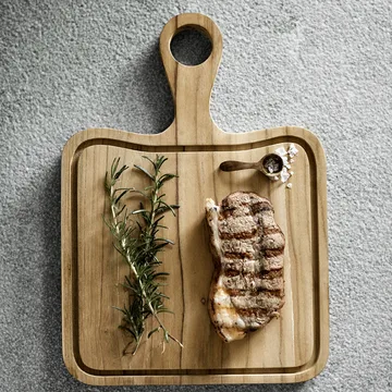 Muubs teak saltspoon 4-pack - nature - MUUBS