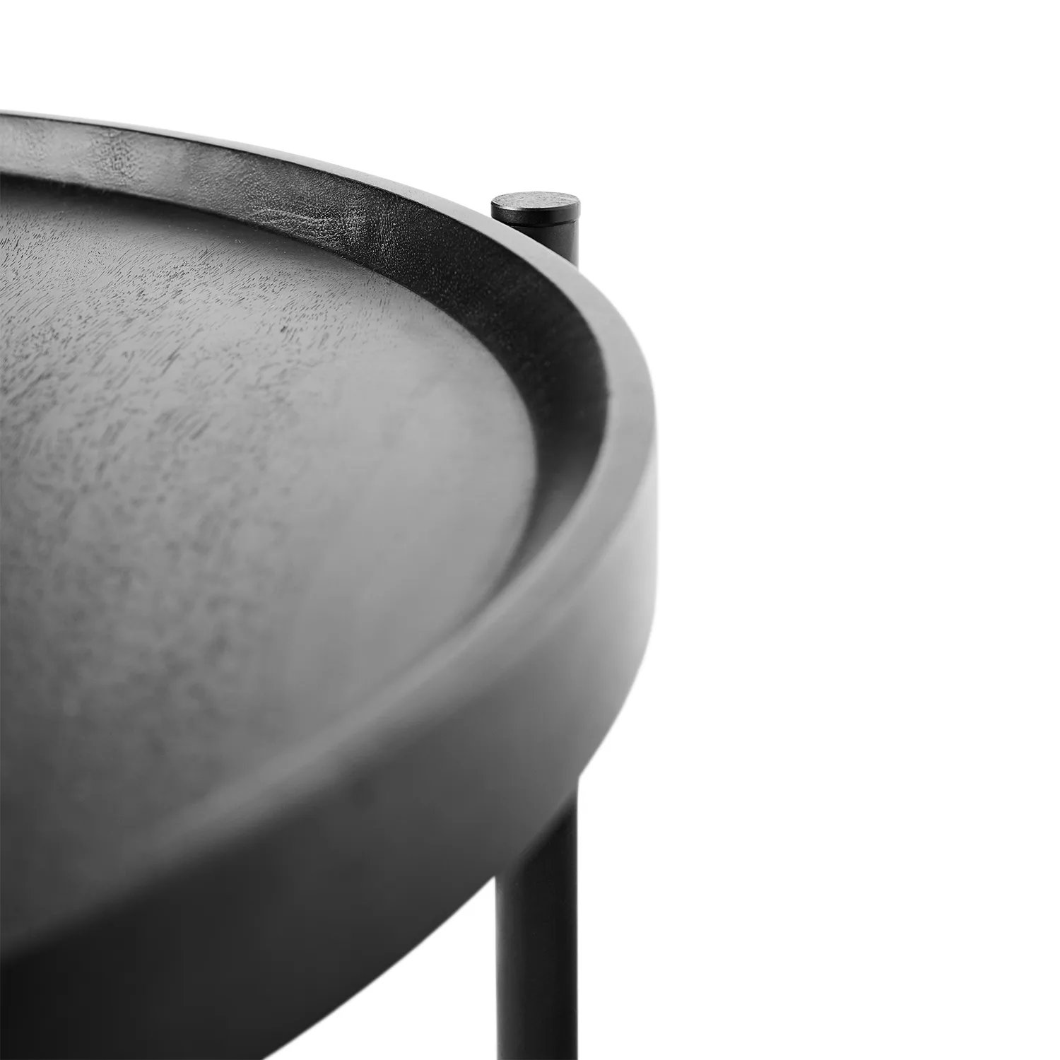 Nevada coffee table Ø70 cm, Black MUUBS