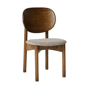 Oka chair - Dark oiled oak, grey - MUUBS