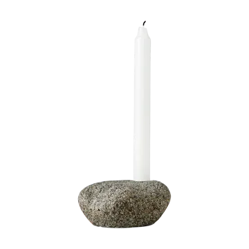 Valley candle sticks 6 cm - Natural stone - MUUBS