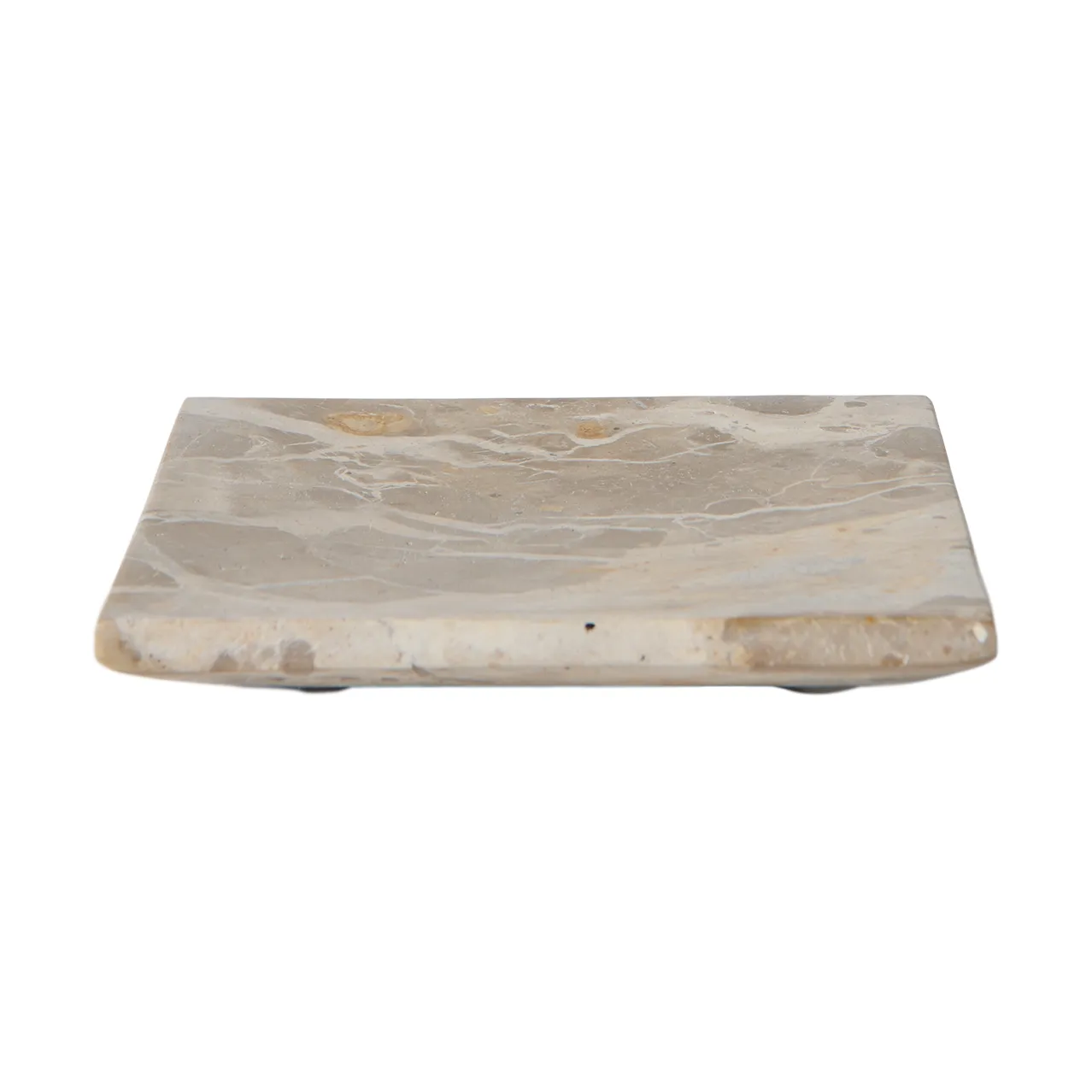 White decorative tray, Seashell, 12x12 cm MUUBS