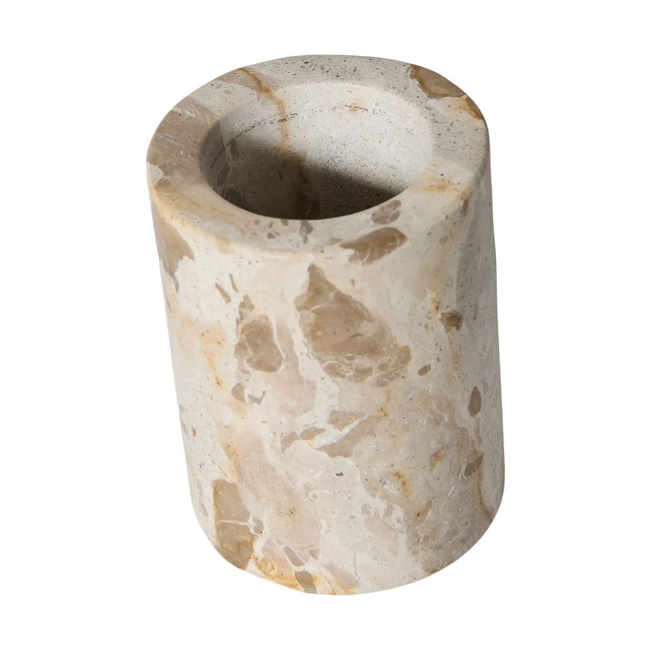 White toothbrush holder, Seashell MUUBS