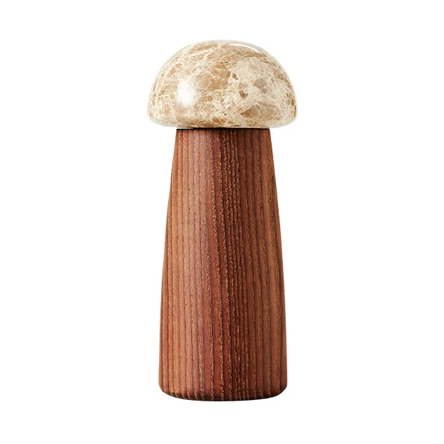 Yami salt and pepper mill S, Carbonized ash-marble MUUBS
