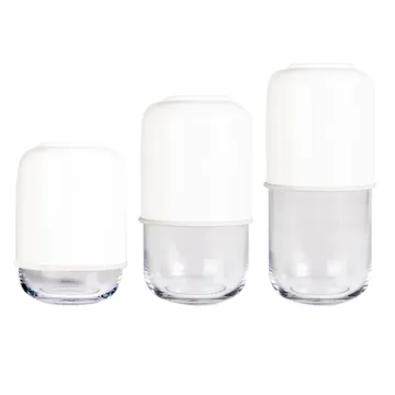 Capsule adjustable vase 18-28 cm - gold-clear - Muurla