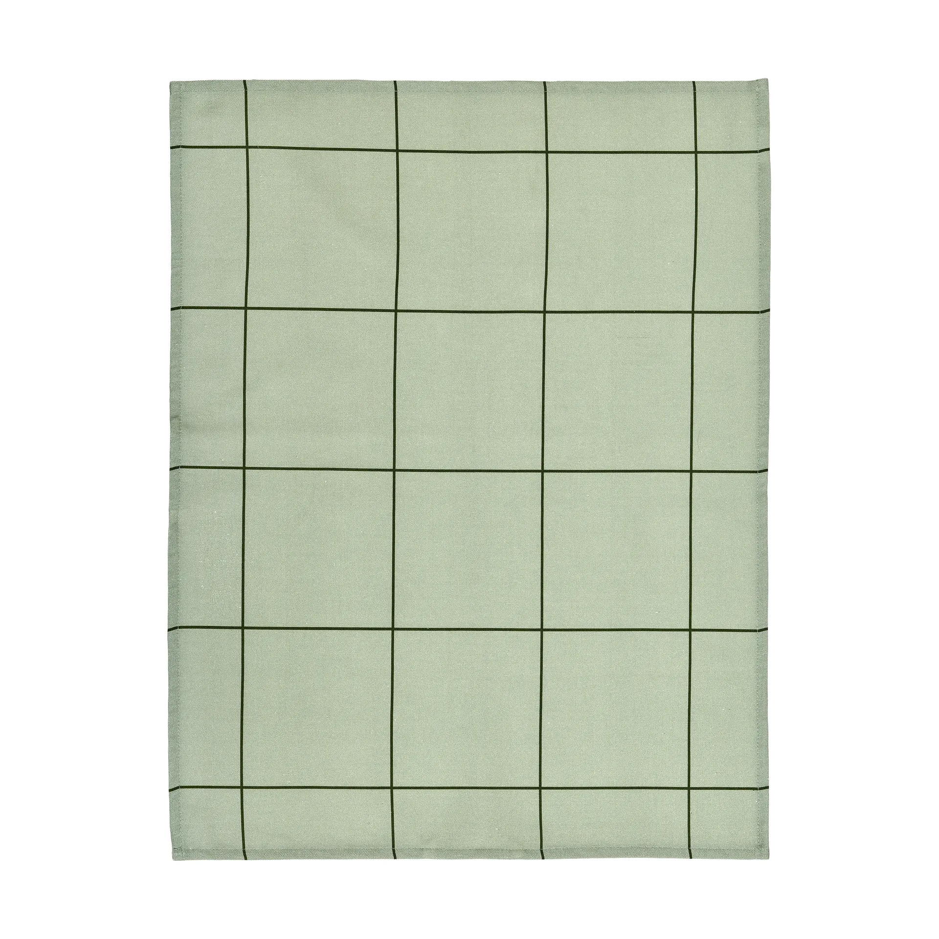 Checks & Stripes kitchen towel 50x70 cm, Green Muurla
