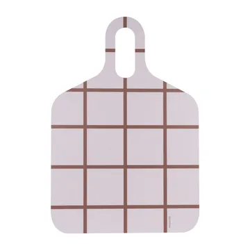 Checks & Stripes tray 30x44 cm - Brown-beige - Muurla