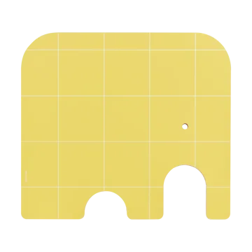 Elephant Chop & Serve cutting board L - Yellow - Muurla