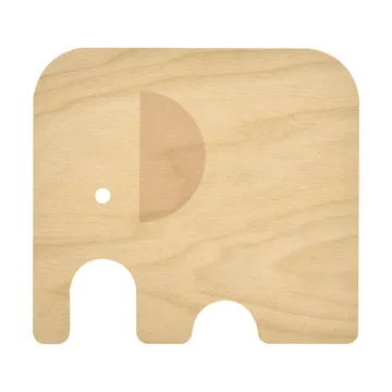 Elephant glass coaster 11x10 cm - Pink - Muurla