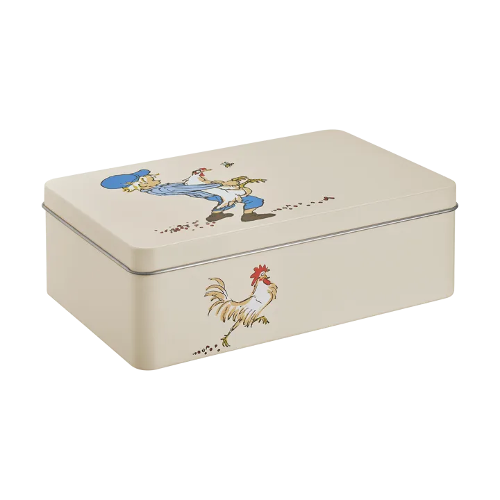 Emil Tin Canister 18x12x6 cm - Cluck Cluck - Muurla