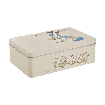 Emil Tin Canister 18x12x6 cm - Cluck Cluck - Muurla