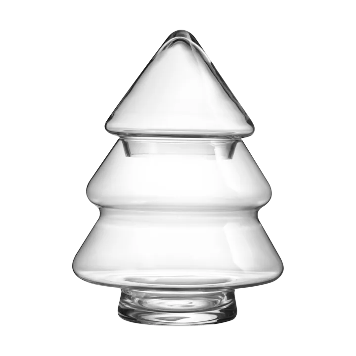 Glass tree glassjar with lid - 20 cm - Muurla