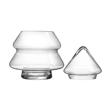 Glass tree glassjar with lid - 20 cm - Muurla