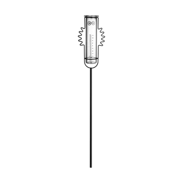Hattifattener rain gauge - Black - Muurla