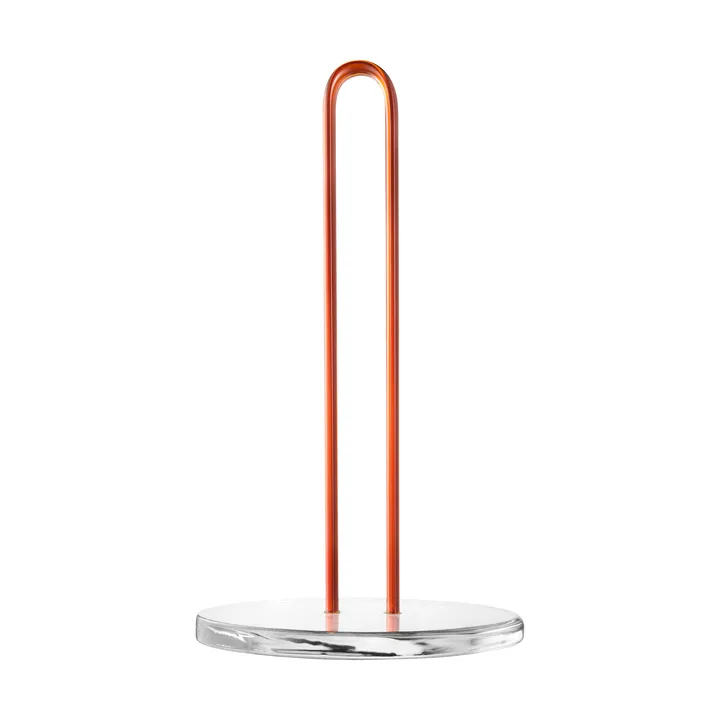 Loop kitchen paper holder 26 cm - Clear-amber - Muurla