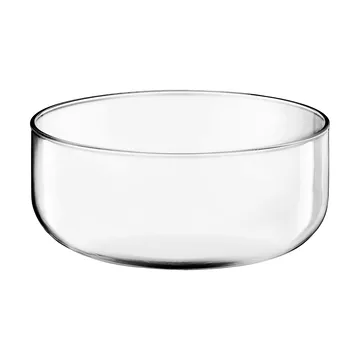 Loop low bowl with lid Ø15 cm - Klar-teal-amber - Muurla