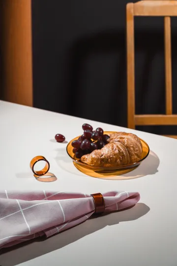 Loop napkin ring 2-pack - Amber - Muurla