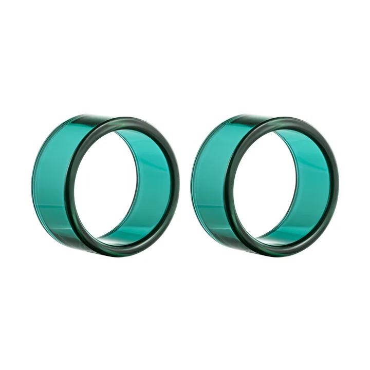 Loop napkin ring 2-pack - Teal - Muurla