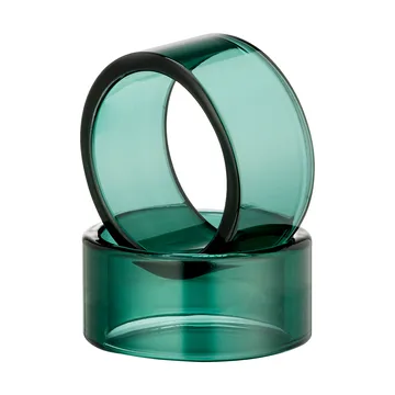 Loop napkin ring 2-pack - Teal - Muurla