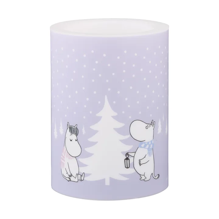 Moomin block candle LED 10 cm - Snowfall - Muurla