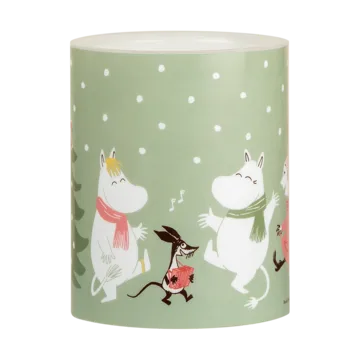 Moomin block candle LED 12,5 cm - Festive spirits - Muurla