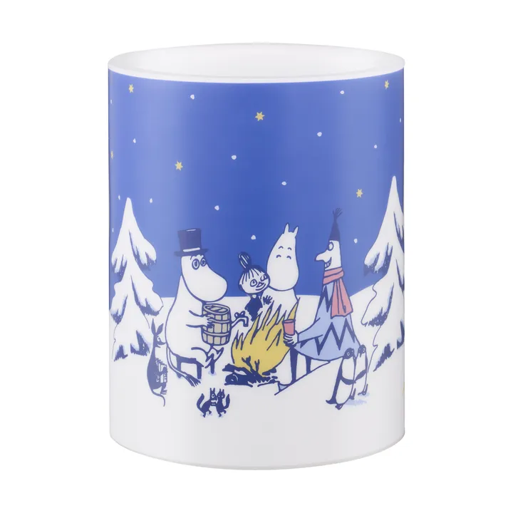 Moomin block candle LED 12,5 cm - Starry night - Muurla
