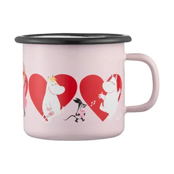 Moomin enamel mug 25 cl - Heart - Muurla
