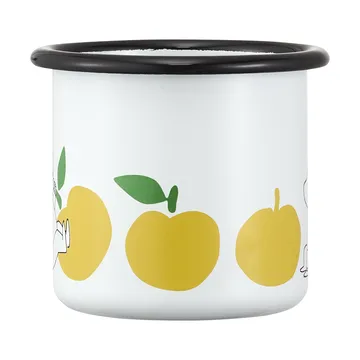 Moomin enamel mug 25 cl - Joyfull Apples - Muurla