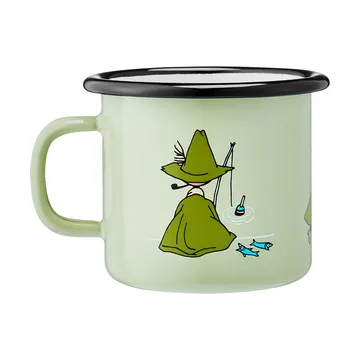 Moomin enamel mug 2.5 dl - Snufkin - Muurla