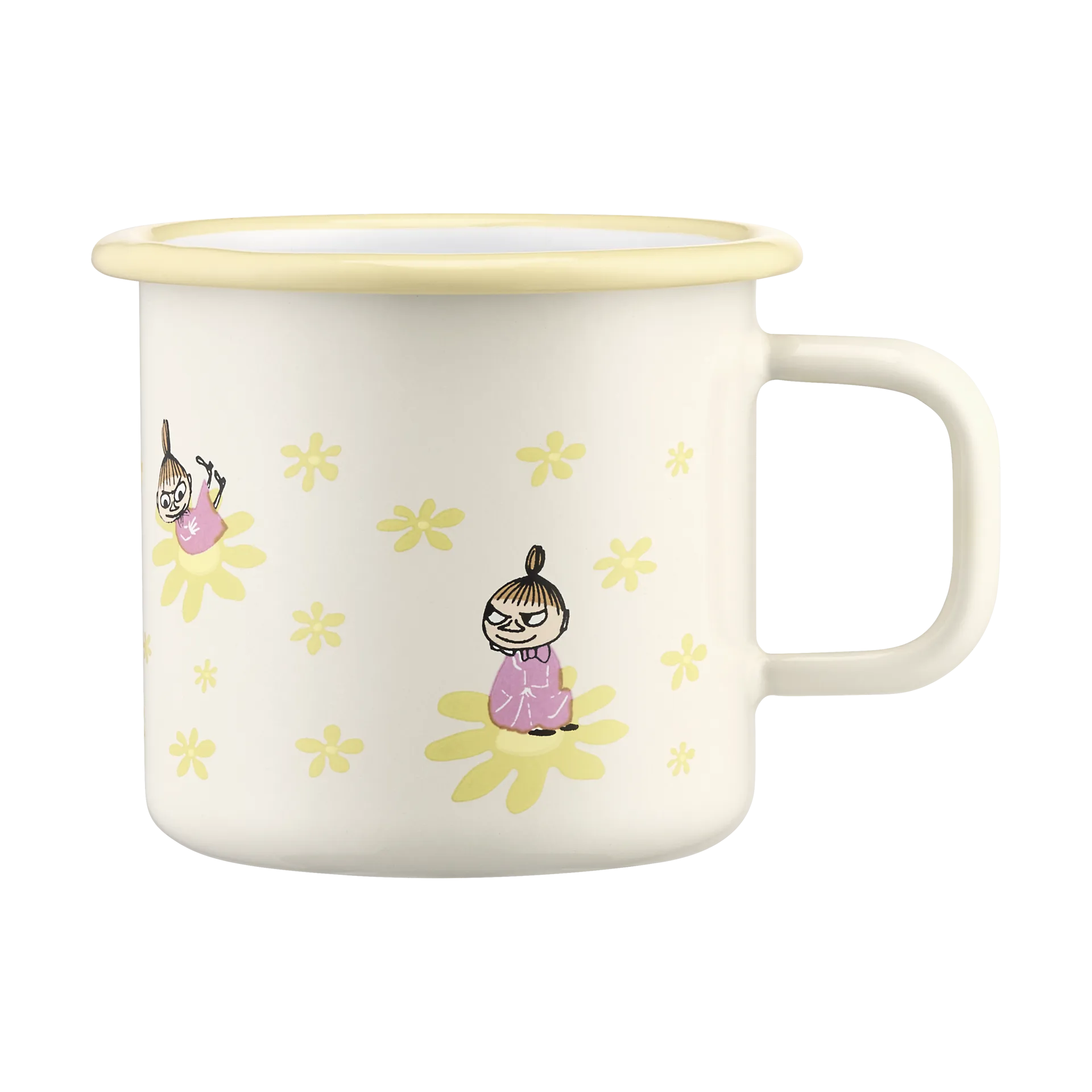 Moomin enamel mug 37 cl, Flowers Muurla