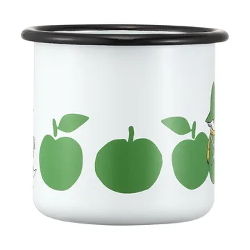 Moomin enamel mug 37 cl - Joyfull Apples - Muurla