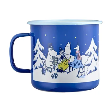 Moomin enamel mug 80 cl - Starry night - Muurla