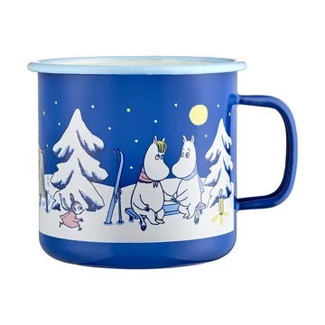 Moomin enamel mug 80 cl - Starry night - Muurla