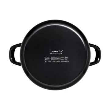 Moomin enamel pot high lid 3.5 L - The Kitchen - Muurla
