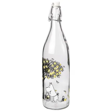 Moomin glass bottle 1 L - Apples - Muurla