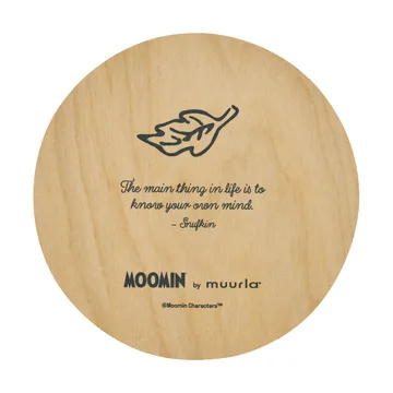 Moomin glass coaster Ø10 cm - Snufkin - Muurla