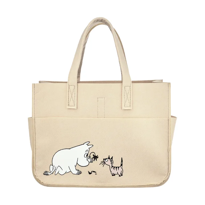 Moomin pets storage basket 25x40 cm - Beige - Muurla
