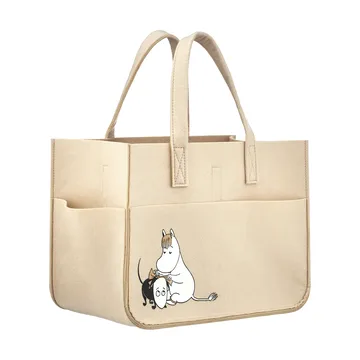 Moomin pets storage basket 25x40 cm - Beige - Muurla