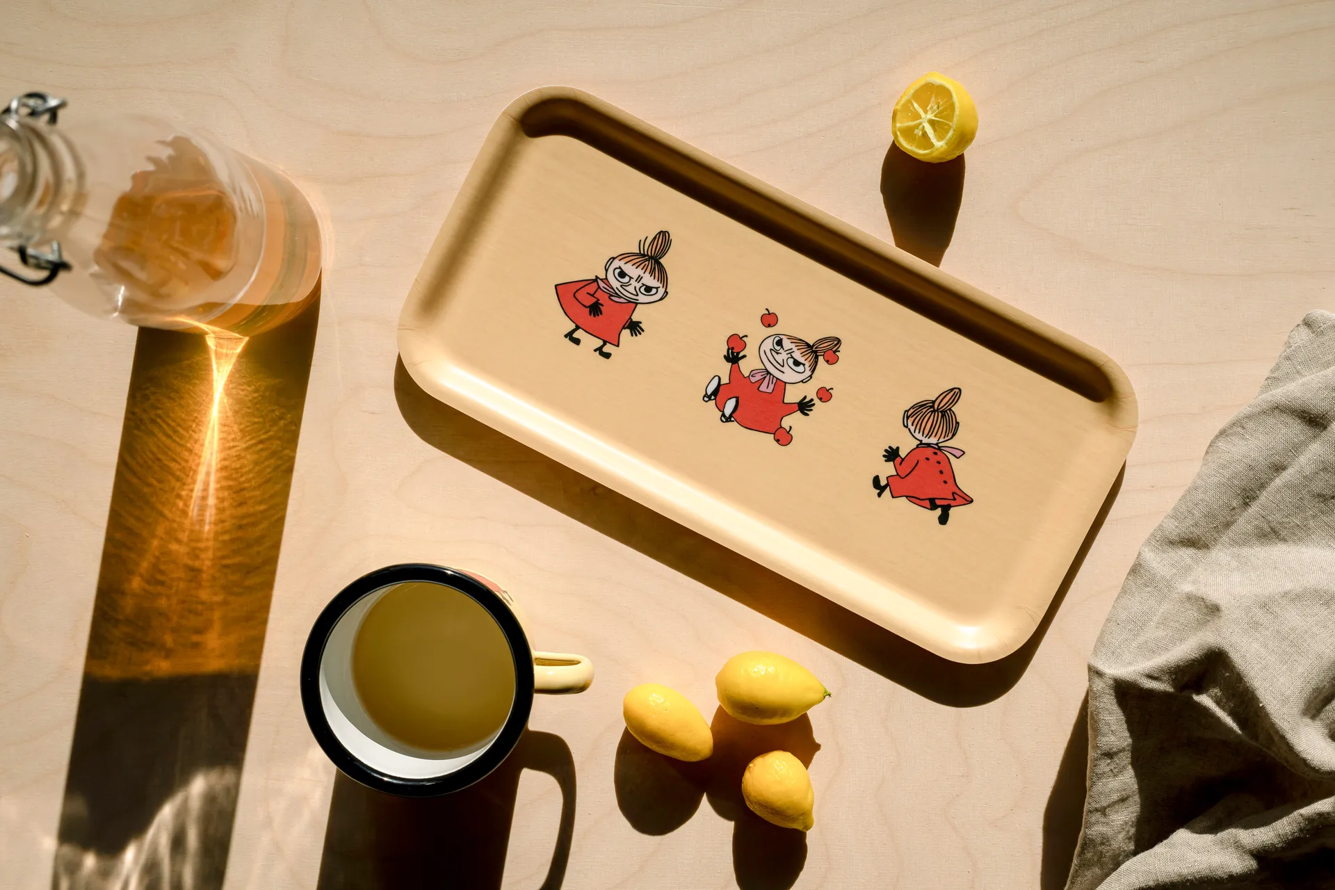 Moomin tray 13x27 cm, Retro Little My Muurla