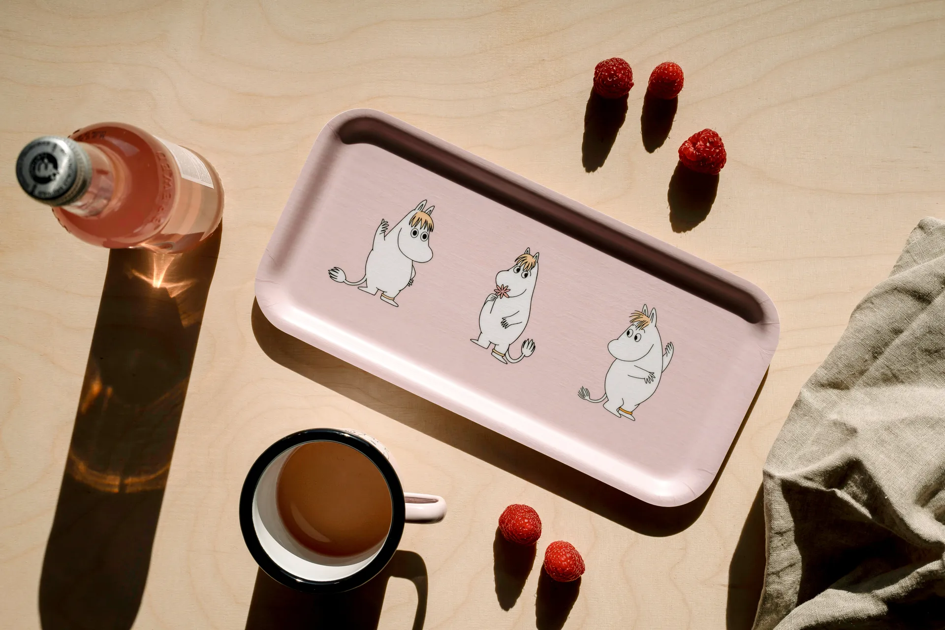 Moomin tray 13x27 cm, Retro Snorkmaiden Muurla