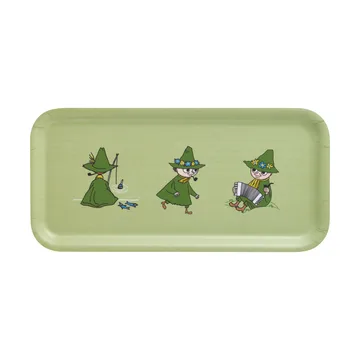 Moomin tray 13x27 cm - Retro Snufkin - Muurla