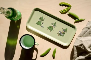 Moomin tray 13x27 cm - Retro Snufkin - Muurla