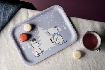 Moomin tray 20x27 cm - Snowfall - Muurla